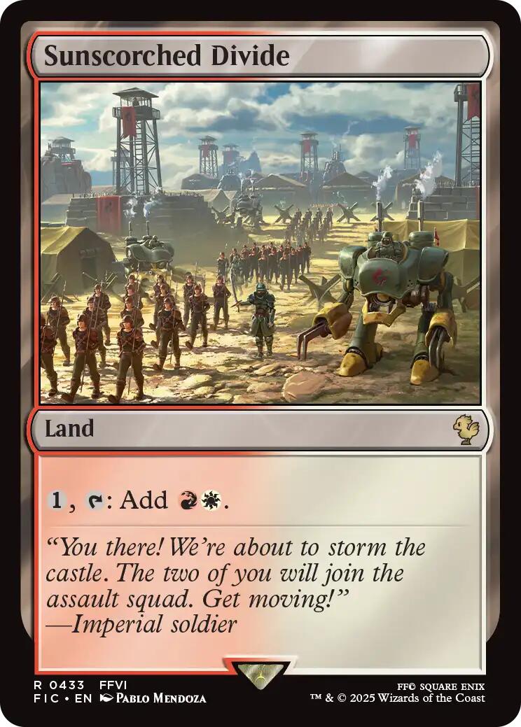 Sunscorched Divide (Surge Foil) [FINAL FANTASY Commander] - Magic: The Gathering - Card Brawlers | Quebec | Canada |