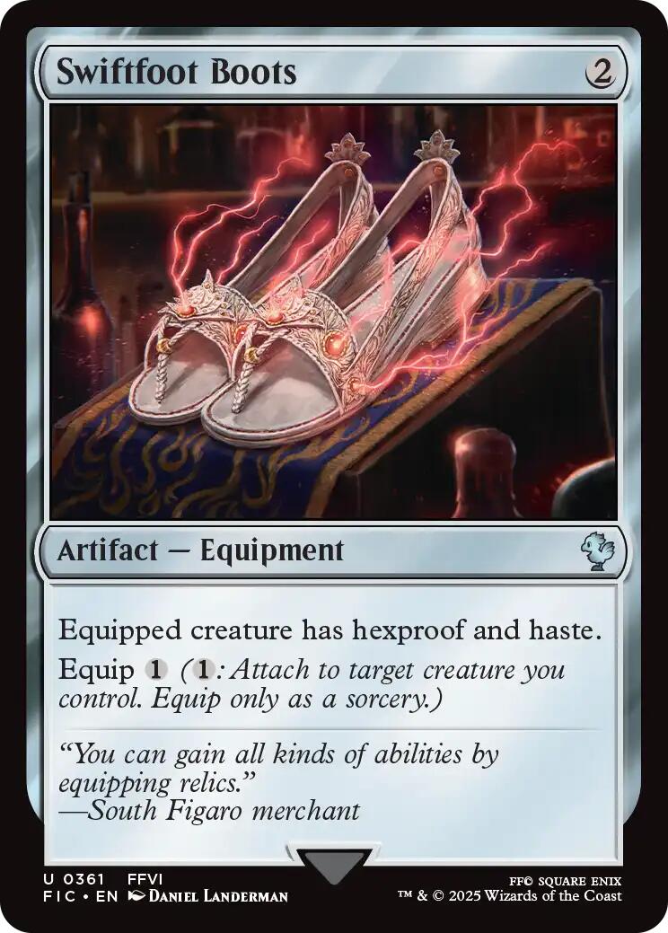 Swiftfoot Boots (Surge Foil) [FINAL FANTASY Commander] - Magic: The Gathering - Card Brawlers | Quebec | Canada |