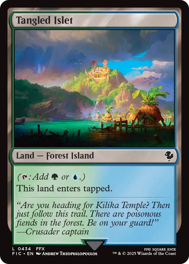 Tangled Islet (Surge Foil) [FINAL FANTASY Commander] - Magic: The Gathering - Card Brawlers | Quebec | Canada |