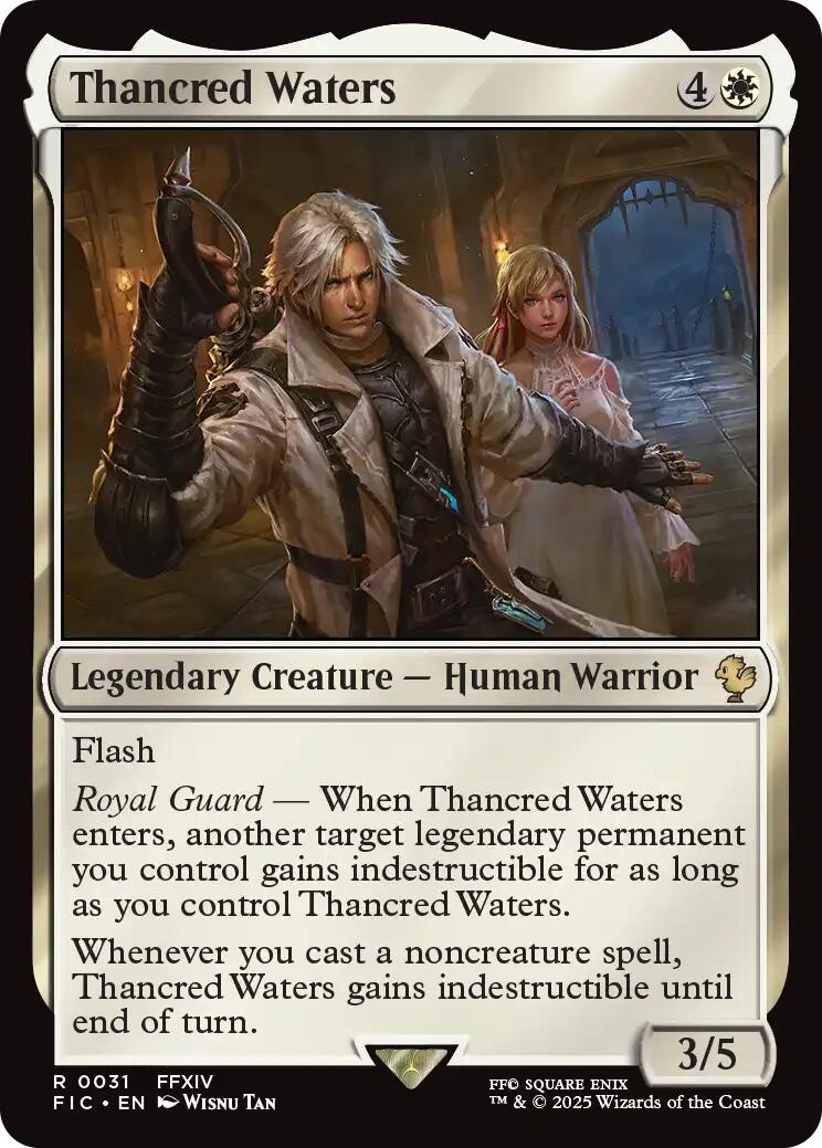 Thancred Waters (Surge Foil) [FINAL FANTASY Commander] - Magic: The Gathering - Card Brawlers | Quebec | Canada |
