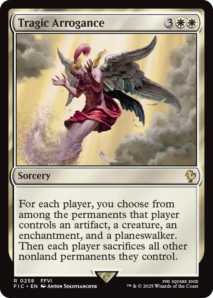 Tragic Arrogance (Surge Foil) [FINAL FANTASY Commander] - Magic: The Gathering - Card Brawlers | Quebec | Canada |