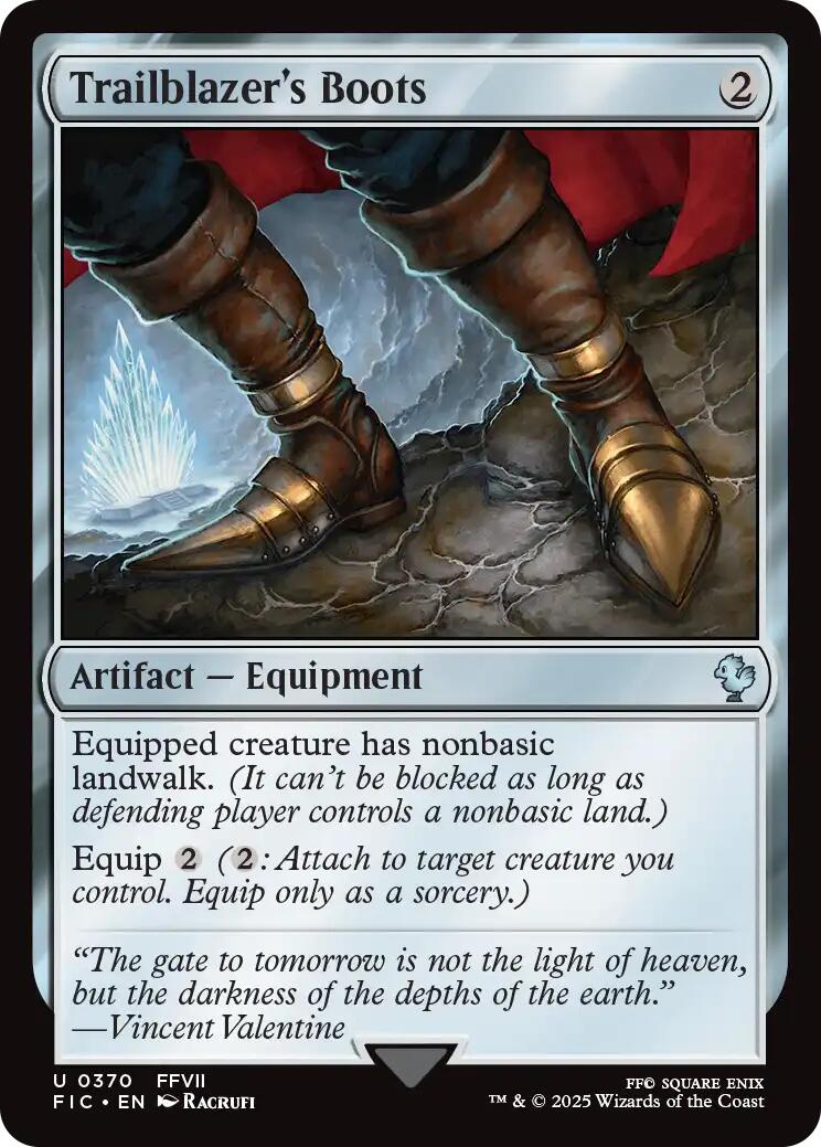 Trailblazer's Boots (Surge Foil) [FINAL FANTASY Commander] - Magic: The Gathering - Card Brawlers | Quebec | Canada |