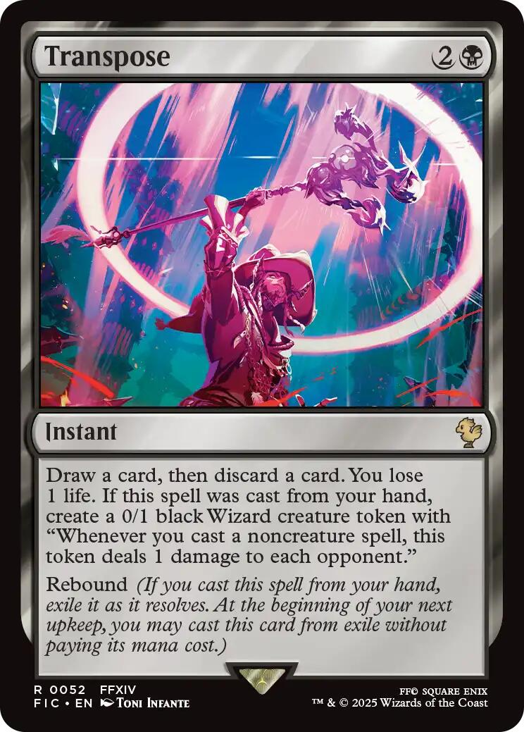 Transpose (Surge Foil) [FINAL FANTASY Commander] - Magic: The Gathering - Card Brawlers | Quebec | Canada |