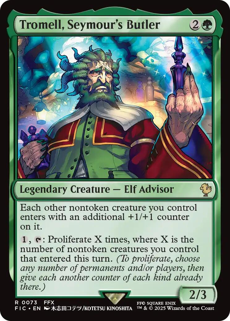 Tromell, Seymour's Butler (Surge Foil) [FINAL FANTASY Commander] - Magic: The Gathering - Card Brawlers | Quebec | Canada |