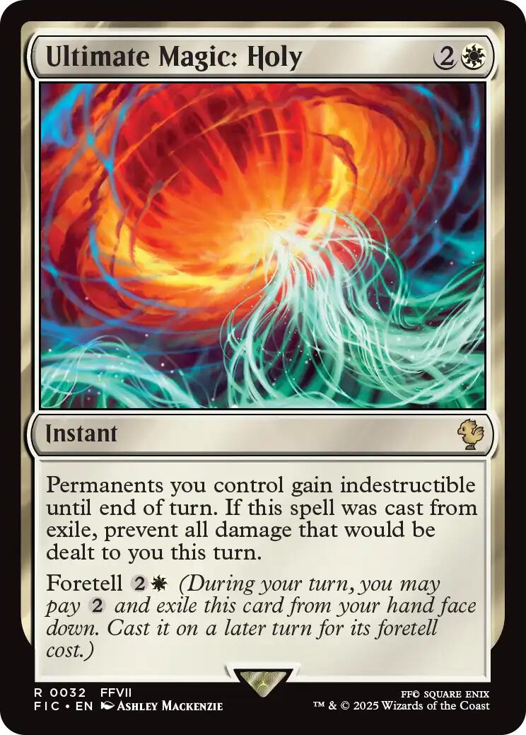Ultimate Magic: Holy (Surge Foil) [FINAL FANTASY Commander] - Magic: The Gathering - Card Brawlers | Quebec | Canada |