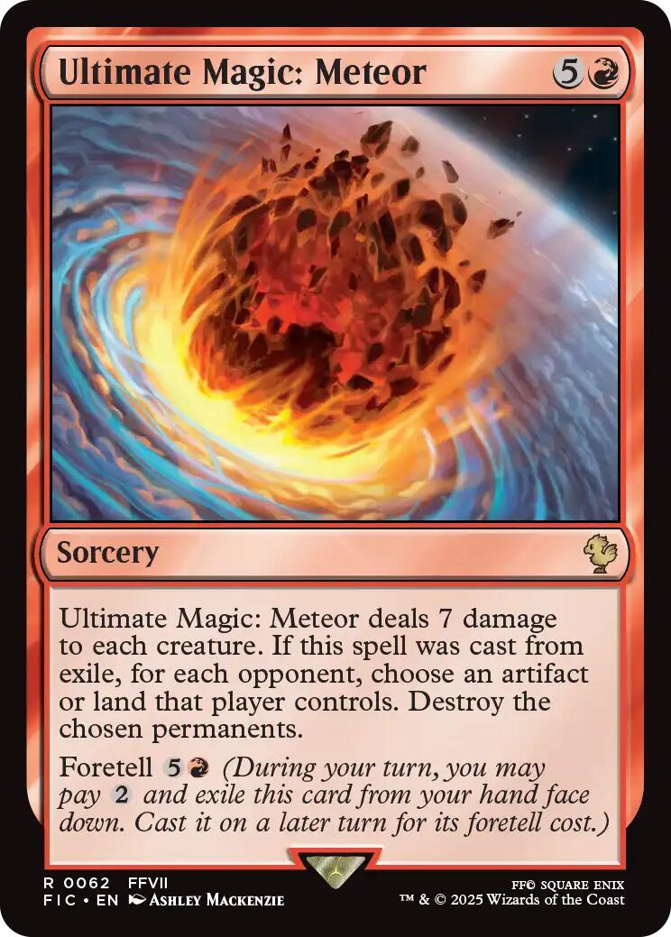 Ultimate Magic: Meteor (Surge Foil) [FINAL FANTASY Commander] - Magic: The Gathering - Card Brawlers | Quebec | Canada |