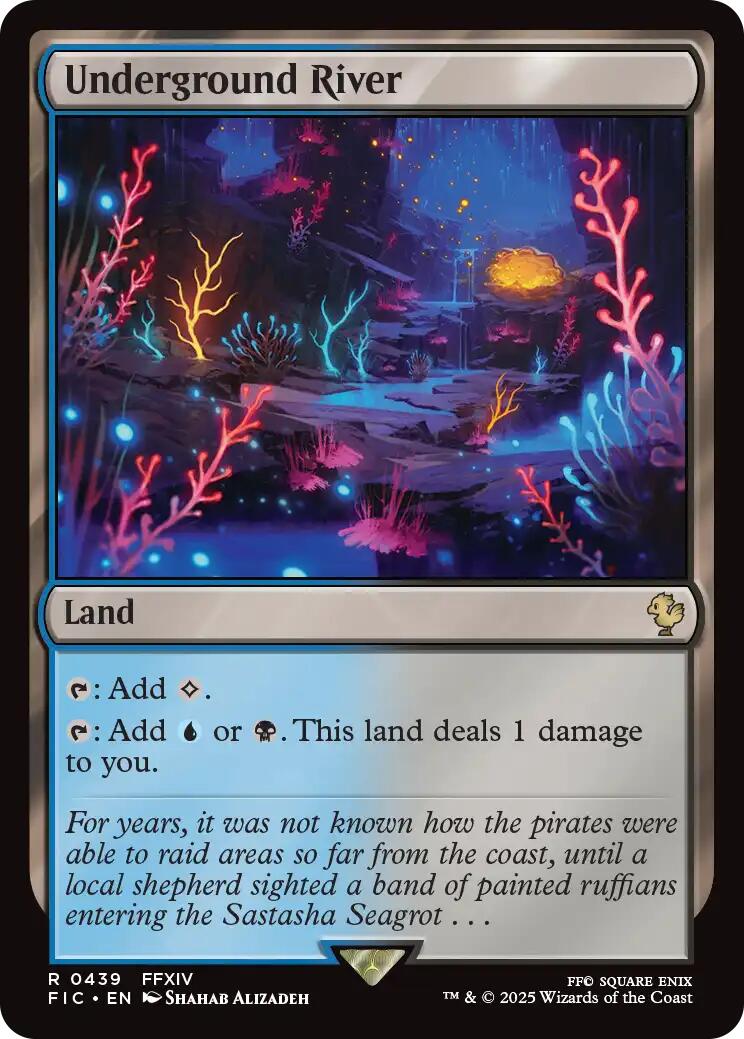 Underground River (Surge Foil) [FINAL FANTASY Commander] - Magic: The Gathering - Card Brawlers | Quebec | Canada |