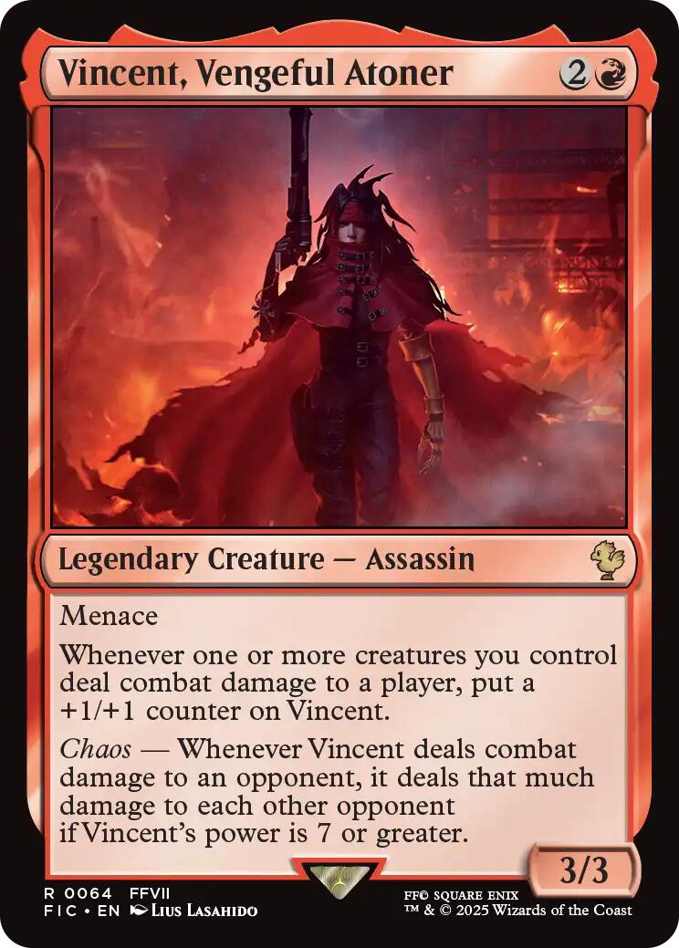 Vincent, Vengeful Atoner (Surge Foil) [FINAL FANTASY Commander] - Magic: The Gathering - Card Brawlers | Quebec | Canada |