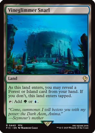 Vineglimmer Snarl (Surge Foil) [FINAL FANTASY Commander] - Magic: The Gathering - Card Brawlers | Quebec | Canada |