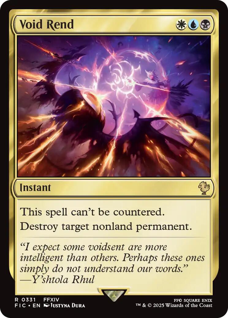 Void Rend (Surge Foil) [FINAL FANTASY Commander] - Magic: The Gathering - Card Brawlers | Quebec | Canada |