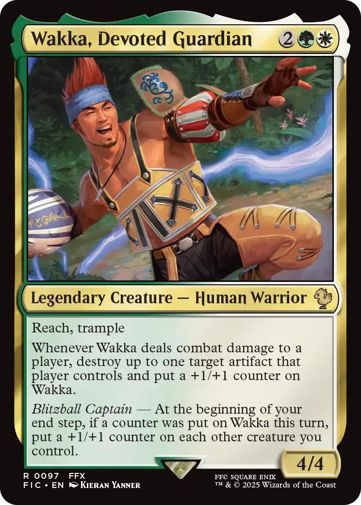 Wakka, Devoted Guardian (Surge Foil) [FINAL FANTASY Commander] - Magic: The Gathering - Card Brawlers | Quebec | Canada |