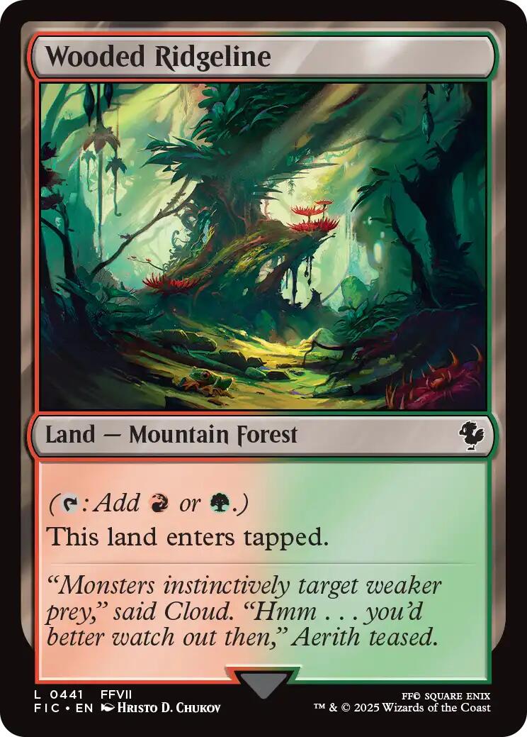 Wooded Ridgeline (Surge Foil) [FINAL FANTASY Commander] - Magic: The Gathering - Card Brawlers | Quebec | Canada |