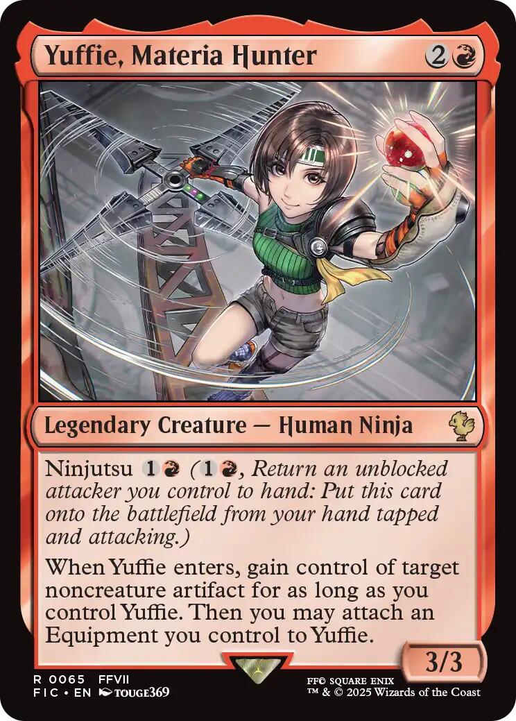 Yuffie, Materia Hunter (Surge Foil) [FINAL FANTASY Commander] - Magic: The Gathering - Card Brawlers | Quebec | Canada |