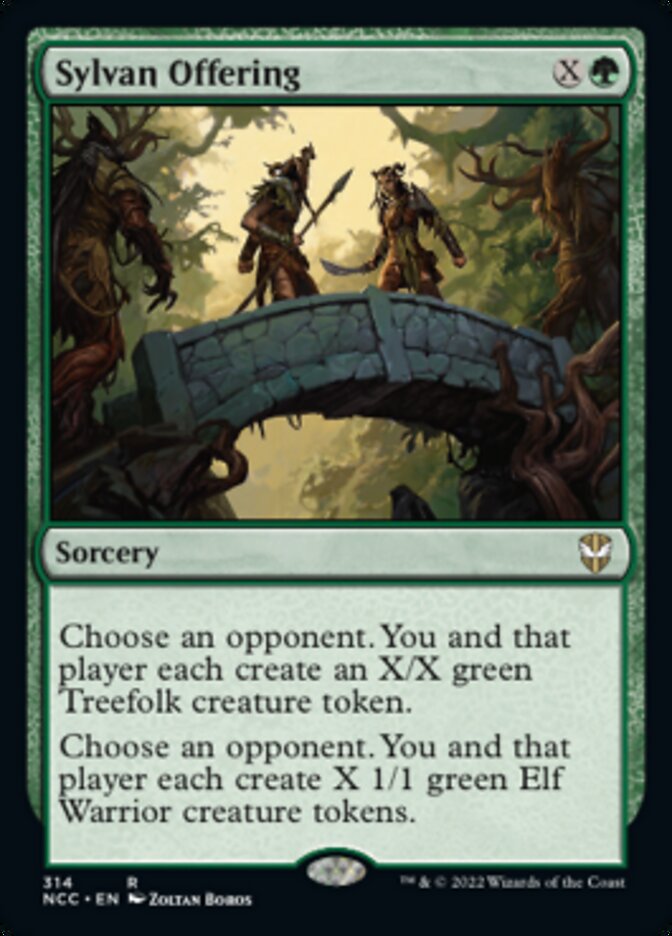 Sylvan Offering [Streets of New Capenna Commander] - Magic: The Gathering - Card Brawlers | Quebec | Canada |