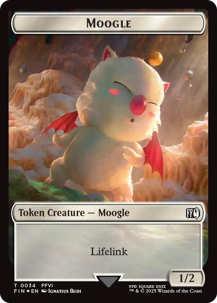 Moogle // Zombie Double-Sided Token (Surge Foil) [FINAL FANTASY Commander Tokens] - Magic: The Gathering - Card Brawlers | Quebec | Canada |