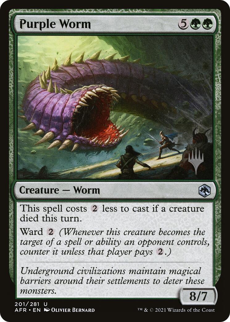 Purple Worm [Tarkir: Dragonstorm Promos] - Magic: The Gathering - Card Brawlers | Quebec | Canada |