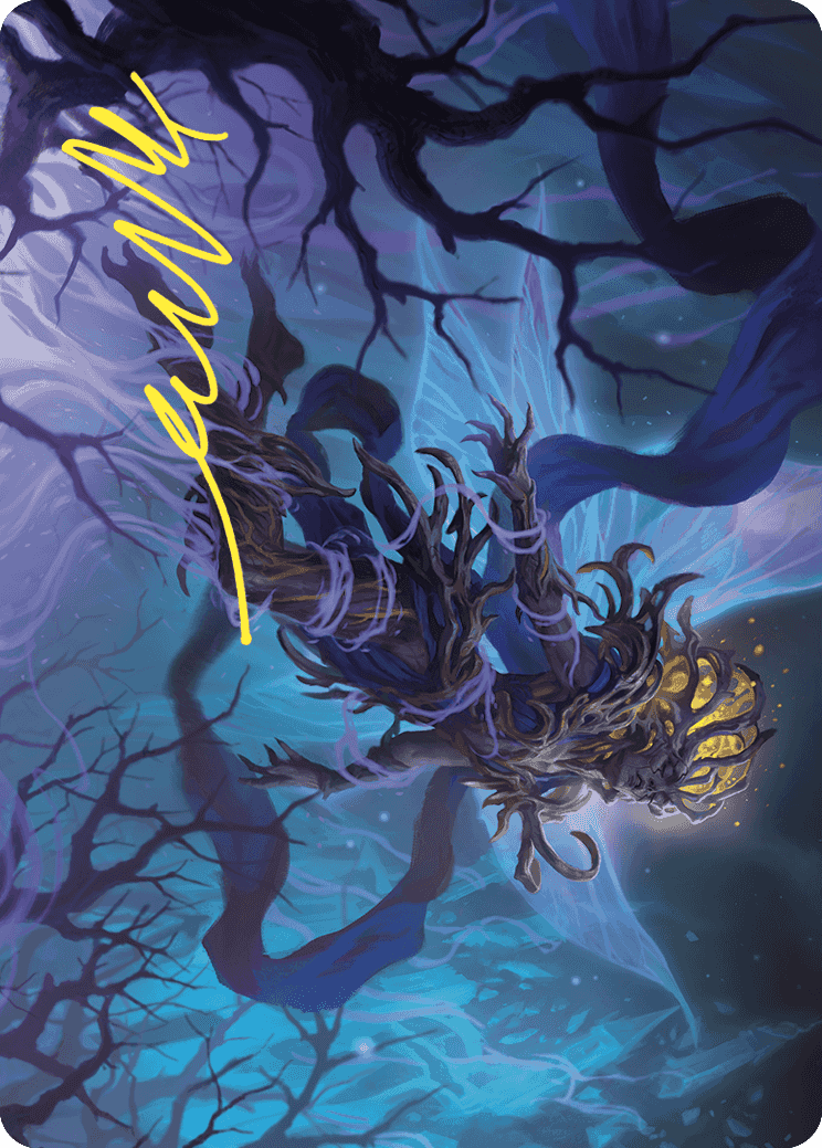 Sleep-Cursed Faerie Art Card (Gold-Stamped Signature) [Wilds of Eldraine Art Series] - Magic: The Gathering - Card Brawlers | Quebec | Canada |