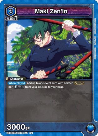 Maki Zen'in (UEX02BT/JJK-3-017) - UEX02BT Jujutsu Kaisen Vol2 - UEX02BT: Jujutsu Kaisen Vol.2 - Card Brawlers | Quebec | Canada |
