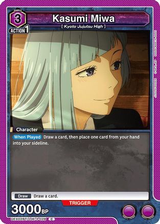 Kasumi Miwa (UEX02BT/JJK-3-028) - UEX02BT Jujutsu Kaisen Vol2 - UEX02BT: Jujutsu Kaisen Vol.2 - Card Brawlers | Quebec | Canada |