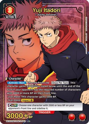 Yuji Itadori (042) (R*) (UEX02BT/JJK-3-042) - UEX02BT Jujutsu Kaisen Vol2 Foil - UEX02BT: Jujutsu Kaisen Vol.2 - Card Brawlers | Quebec | Canada |
