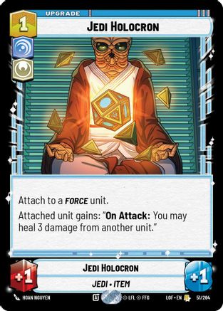 Jedi Holocron (51/264) (51/264) [Legends of the Force] - Fantasy Flight Games - Card Brawlers | Quebec | Canada |