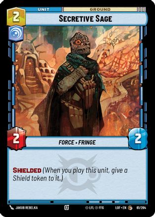 Secretive Sage (61/264) (61/264) [Legends of the Force] - Fantasy Flight Games - Card Brawlers | Quebec | Canada |