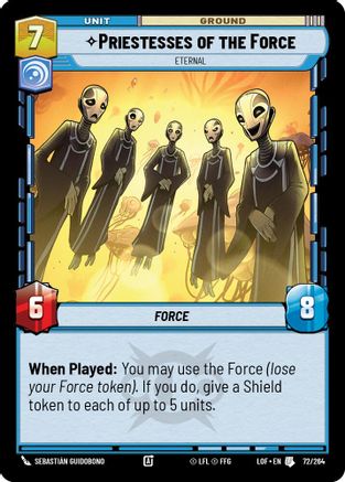 Priestesses of the Force - Eternal (72/264) (72/264) [Legends of the Force] - Fantasy Flight Games - Card Brawlers | Quebec | Canada |