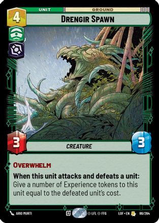 Drengir Spawn (86/264) (86/264) [Legends of the Force] - Fantasy Flight Games - Card Brawlers | Quebec | Canada |