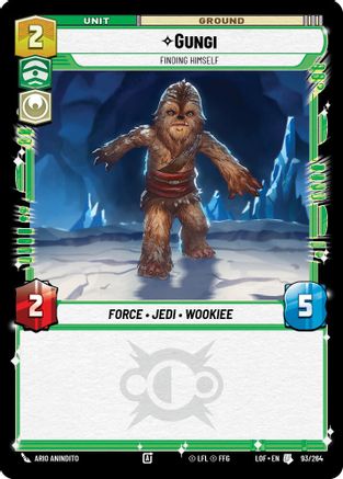 Gungi - Finding Himself (93/264) (93/264) [Legends of the Force] - Fantasy Flight Games - Card Brawlers | Quebec | Canada |
