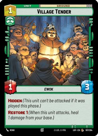 Village Tender (107/264) (107/264) [Legends of the Force] - Fantasy Flight Games - Card Brawlers | Quebec | Canada |