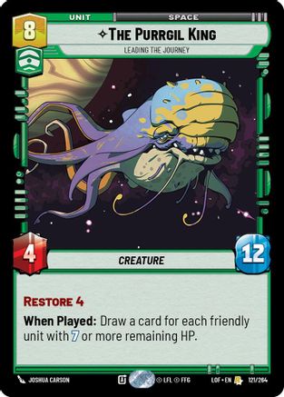 The Purrgil King - Leading The Journey (121/264) (121/264) [Legends of the Force] - Fantasy Flight Games - Card Brawlers | Quebec | Canada |