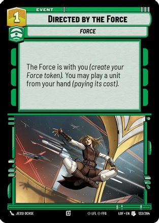 Directed by the Force (123/264) (123/264) [Legends of the Force] - Fantasy Flight Games - Card Brawlers | Quebec | Canada |