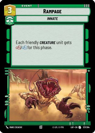 Rampage (127/264) (127/264) [Legends of the Force] - Fantasy Flight Games - Card Brawlers | Quebec | Canada |