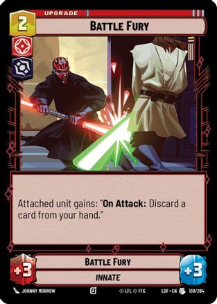 Battle Fury (139/264) (139/264) [Legends of the Force] - Fantasy Flight Games - Card Brawlers | Quebec | Canada |