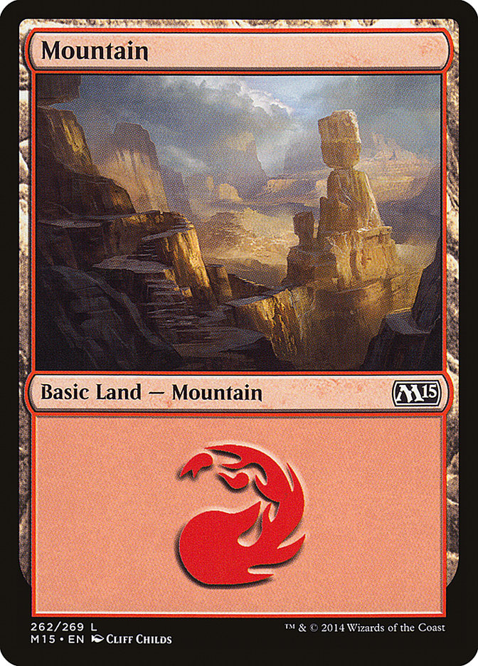 Mountain (262) [Magic 2015] - Magic: The Gathering - Card Brawlers | Quebec | Canada |