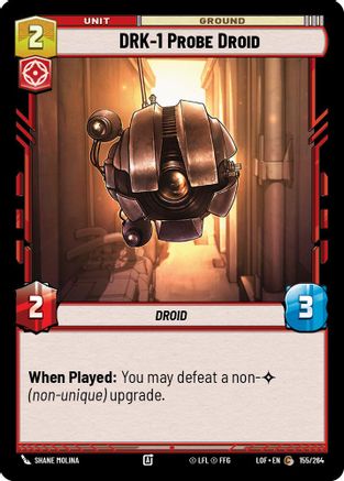 DRK-1 Probe Droid (155/264) (155/264) [Legends of the Force] - Fantasy Flight Games - Card Brawlers | Quebec | Canada |