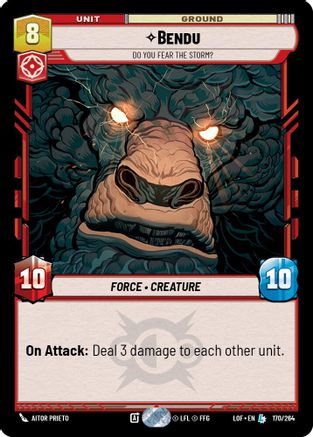 Bendu - Do You Fear the Storm? (170/264) (170/264) [Legends of the Force] - Fantasy Flight Games - Card Brawlers | Quebec | Canada |