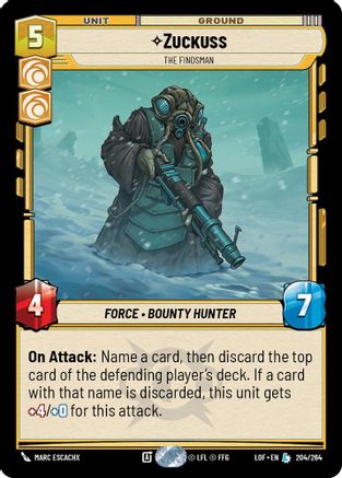 Zuckuss - The Findsman (204/264) (204/264) [Legends of the Force] - Fantasy Flight Games - Card Brawlers | Quebec | Canada |