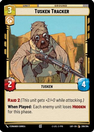 Tusken Tracker (209/264) (209/264) [Legends of the Force] - Fantasy Flight Games - Card Brawlers | Quebec | Canada |