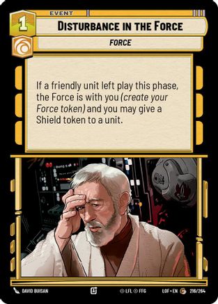 Disturbance in the Force (216/264) (216/264) [Legends of the Force] - Fantasy Flight Games - Card Brawlers | Quebec | Canada |