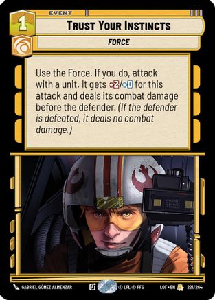 Trust Your Instincts (221/264) (221/264) [Legends of the Force] - Fantasy Flight Games - Card Brawlers | Quebec | Canada |