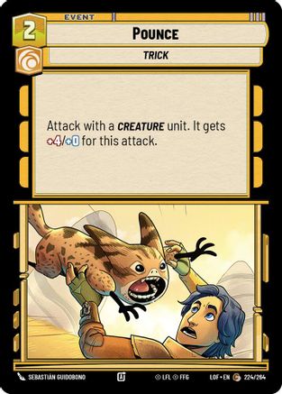 Pounce (224/264) (224/264) [Legends of the Force] - Fantasy Flight Games - Card Brawlers | Quebec | Canada |