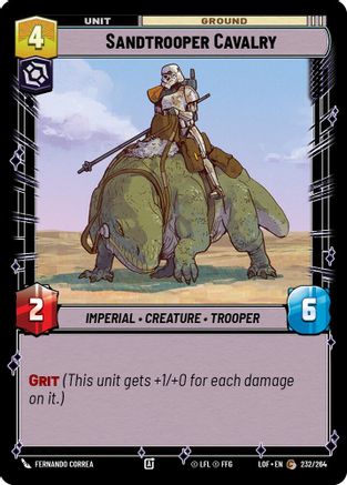 Sandtrooper Cavalry (232/264) (232/264) [Legends of the Force] - Fantasy Flight Games - Card Brawlers | Quebec | Canada |