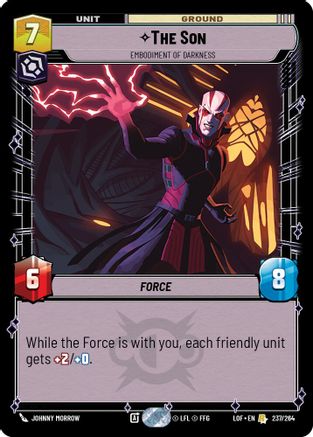 The Son - Embodiment of Darkness (237/264) (237/264) [Legends of the Force] - Fantasy Flight Games - Card Brawlers | Quebec | Canada |