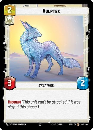 Vulptex (245/264) (245/264) [Legends of the Force] - Fantasy Flight Games - Card Brawlers | Quebec | Canada |