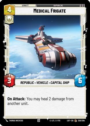 Medical Frigate (250/264) (250/264) [Legends of the Force] - Fantasy Flight Games - Card Brawlers | Quebec | Canada |