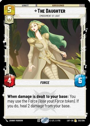 The Daughter - Embodiment of Light (252/264) (252/264) [Legends of the Force] - Fantasy Flight Games - Card Brawlers | Quebec | Canada |