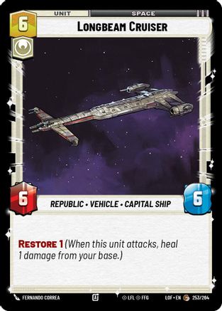 Longbeam Cruiser (253/264) (253/264) [Legends of the Force] - Fantasy Flight Games - Card Brawlers | Quebec | Canada |
