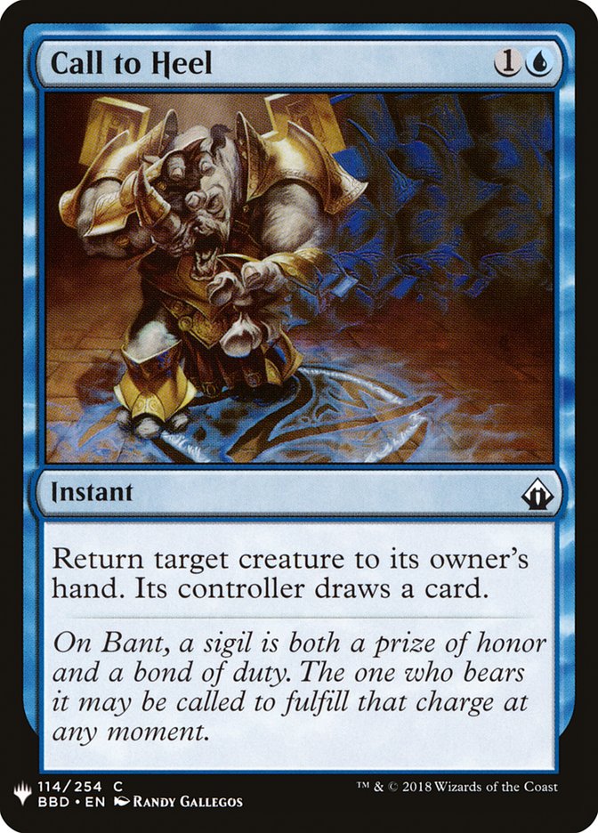 Call to Heel [Mystery Booster] - Magic: The Gathering - Card Brawlers | Quebec | Canada |