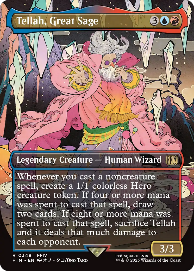 Tellah, Great Sage (Borderless) [FINAL FANTASY] - Magic: The Gathering - Card Brawlers | Quebec | Canada |